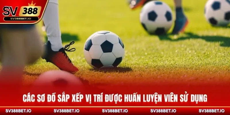 Những sơ đồ vị trí được nhiều huấn luyện viên trên toàn thế giới sử dụng 